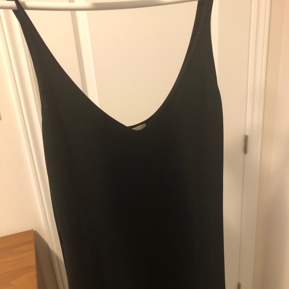 Wilfred V-neck Black Midi Dress - Picture 2 of 5